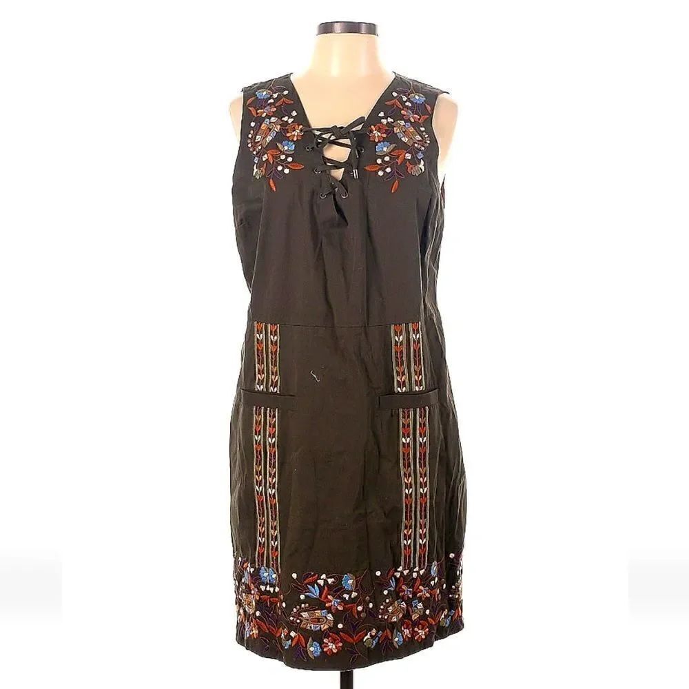 Seen Worn Kept embroidered dress NWT